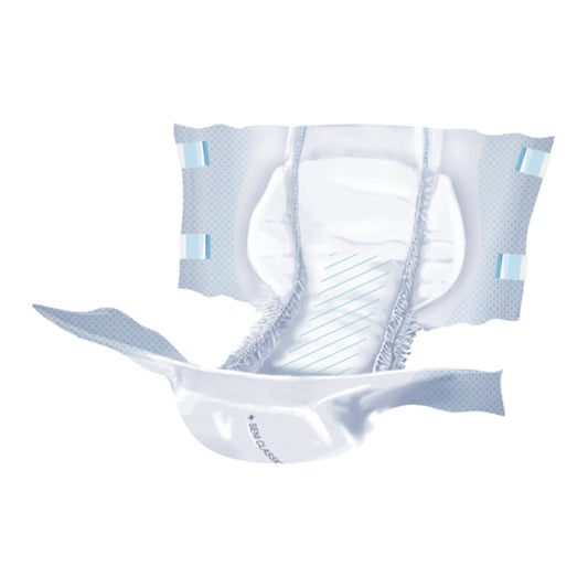Seni Classic Incontinence Briefs for Men and Women, Moderate Absorbency, Large