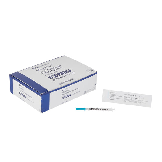 Magellan™ Tuberculin Syringe with Needle, 28 Gauge, 1/2 Inch Needle Length