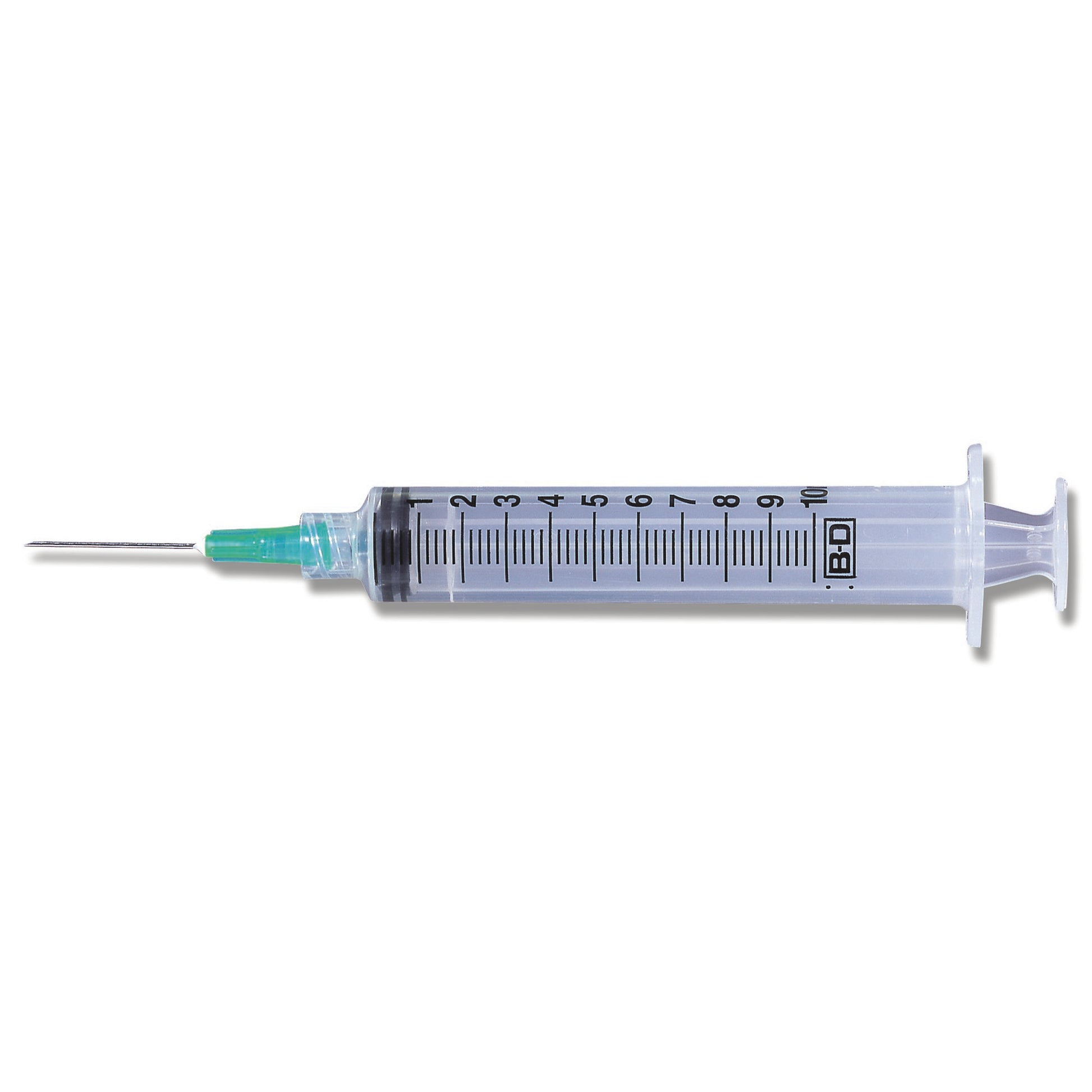 PrecisionGlide™ 10 mL Syringe with Hypodermic Needle, 21 Gauge, 1" Needle Length
