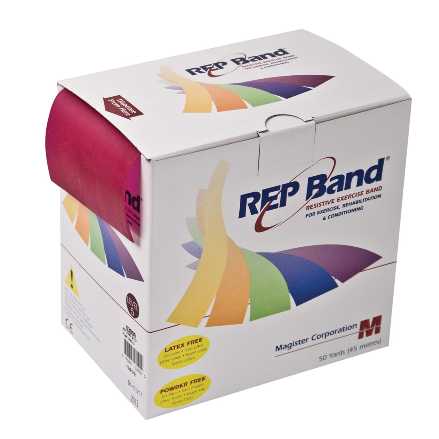 Exercise Resistance Band REP Band Plum 4 Inch X 50 Yard X-Heavy Resistance