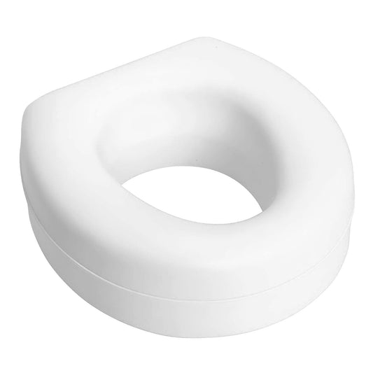 HealthSmart Raised Toilet Seat, 14-1/2 x 15 Inch