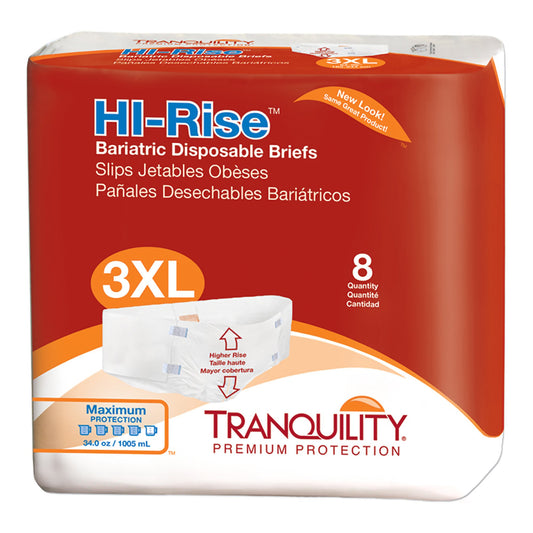 Tranquility HI-Rise™ Maximum Absorbency Bariatric Incontinence Brief
