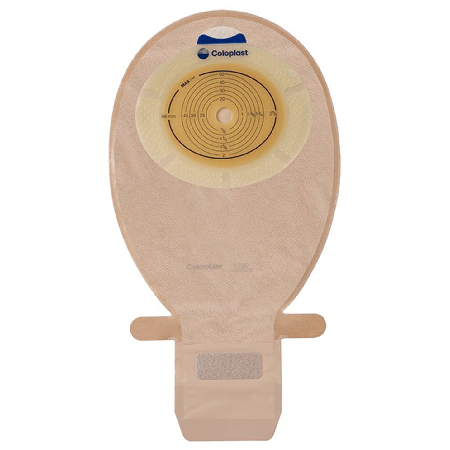 SenSura Flat 1-Piece Opaque Ostomy Pouch, 10 – 76mm Stomas