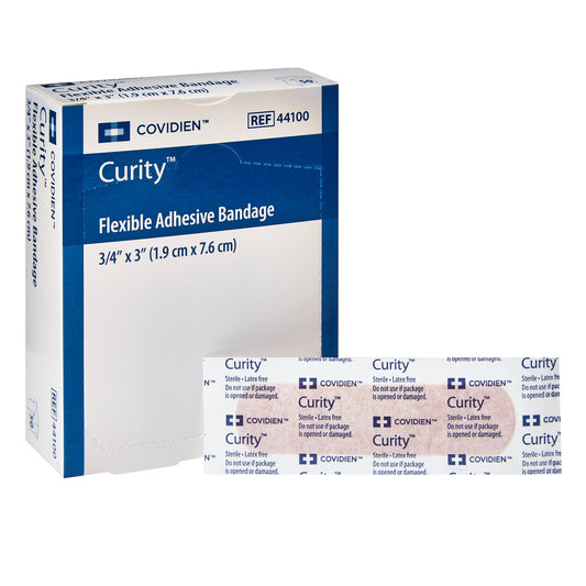 Curity™ Tan Adhesive Strip, x 3 Inch