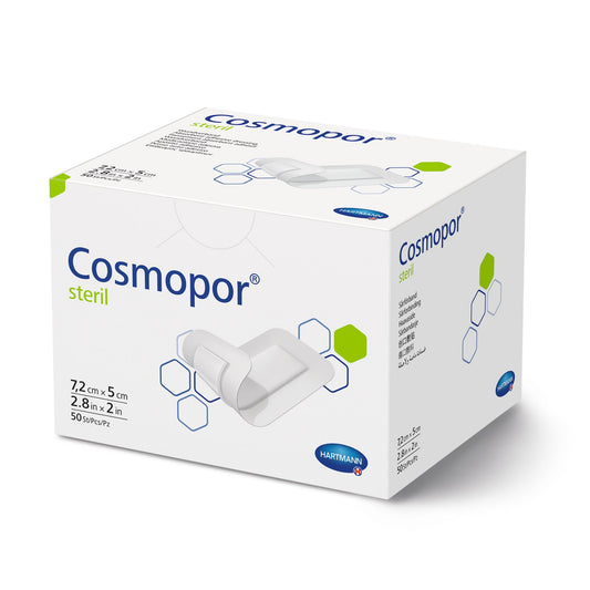 Island Dressing Cosmopor Steril 2 X 2.8 Inch Rectangle Sterile Water Resistant Backing