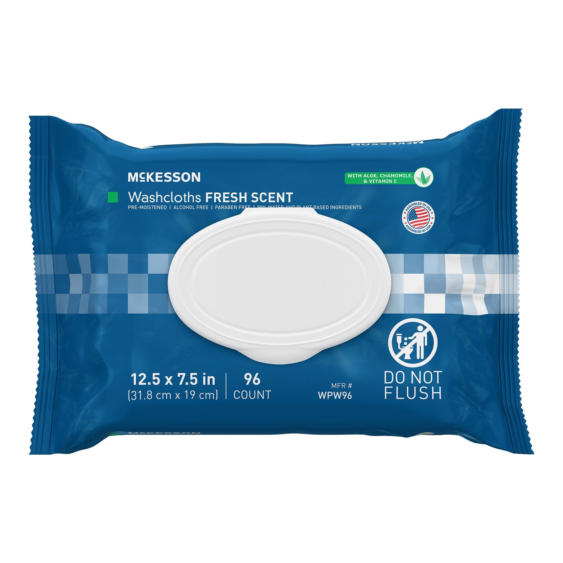 McKesson Fresh Scent Personal Cleansing Wipe, Nonflushable
