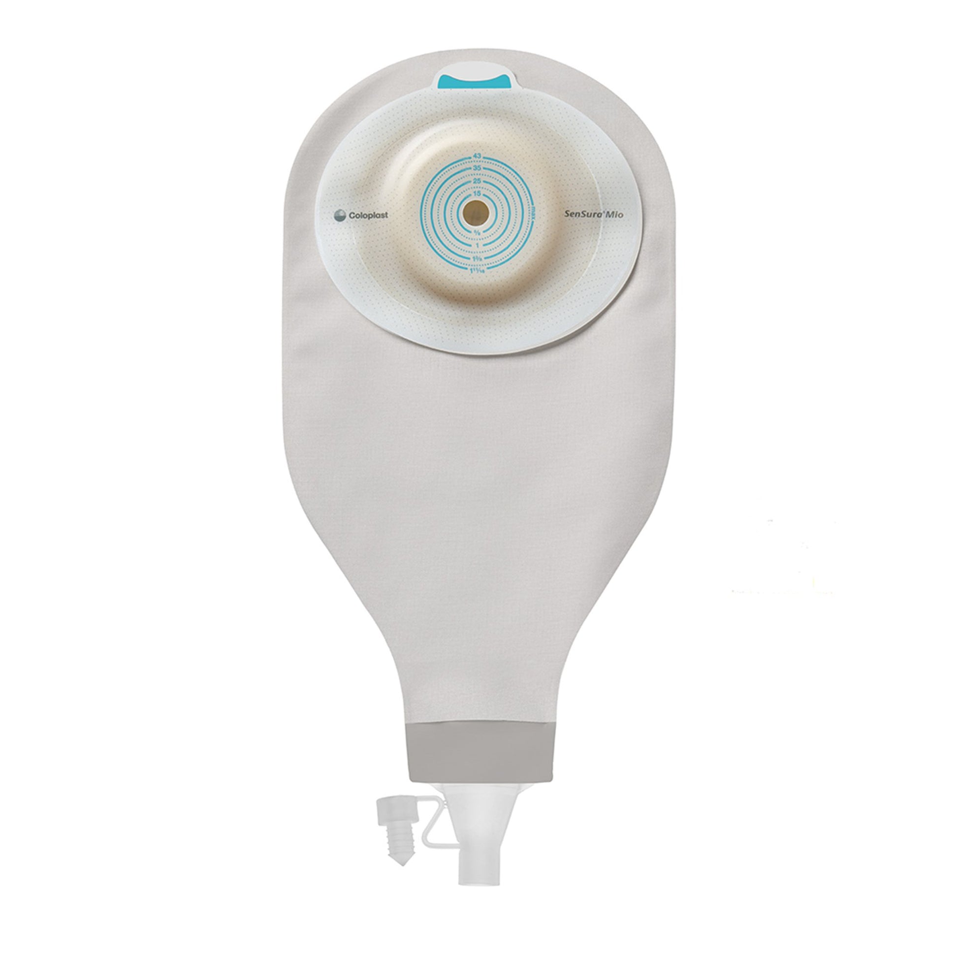 SenSura Mio High Output 1-Piece Transparent Ostomy Pouch, 10 – 43 mm Stomas