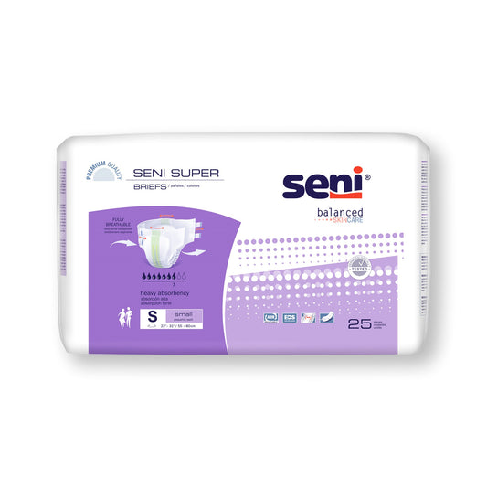 Seni Super Heavy Absorbency Incontinence Brief, Small
