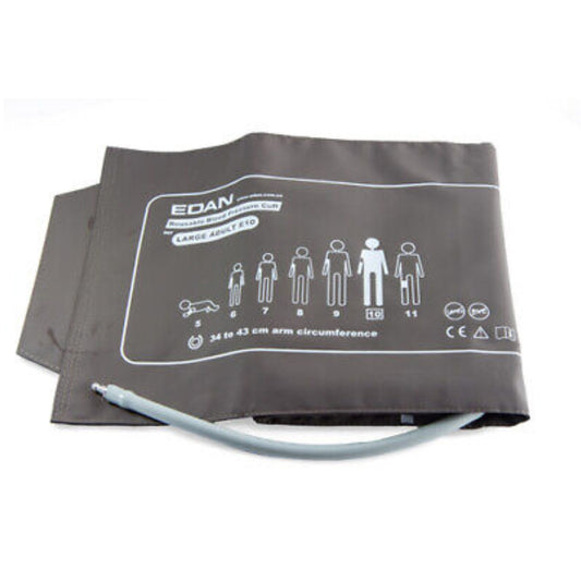 Reusable Blood Pressure Cuff M-Series 33 to 47 cm Arm Cloth Fabric Cuff Large Adult Cuff