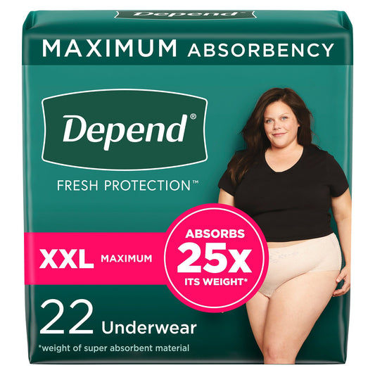 Depend Fresh Protection™ Women's Maximum Absorbency Underwear, 2X-Large