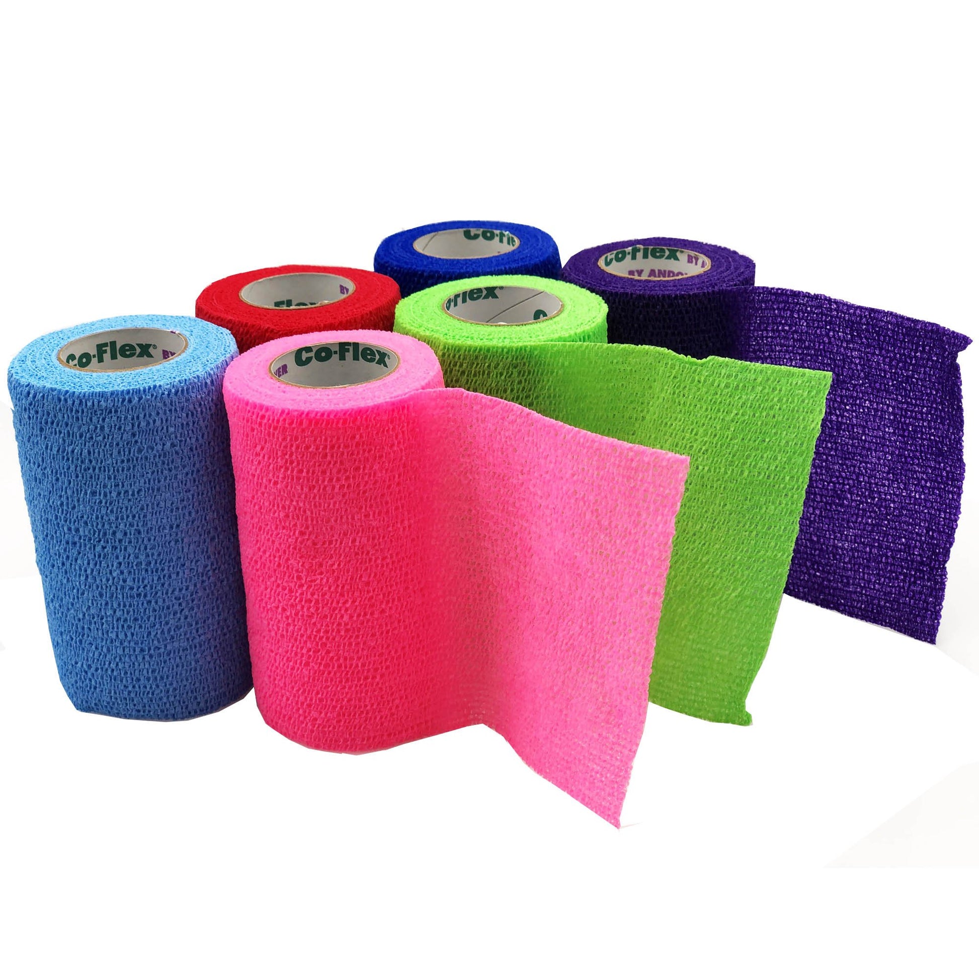CoFlex Self-adherent Closure Cohesive Bandage, 4 Inch x 5 Yard