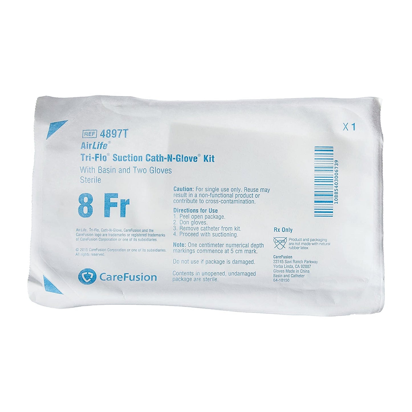 AirLife Cath-N-Glove Suction Catheter Kit, 8 Fr.