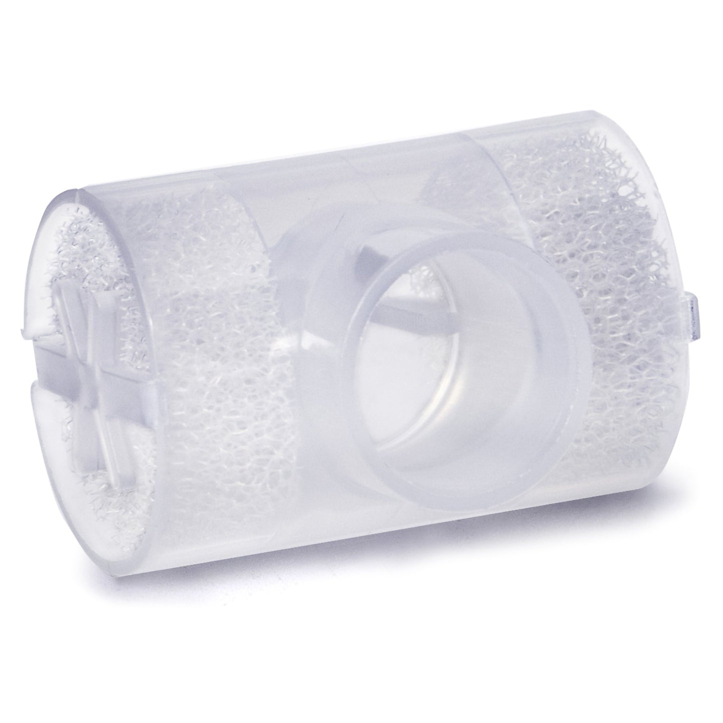 Heat and Moisture Exchanger-Trach McKesson ™25 mg H₂O/L @ VT 1000 mL 1.0 cm H₂O @ 30 LPM T-Style