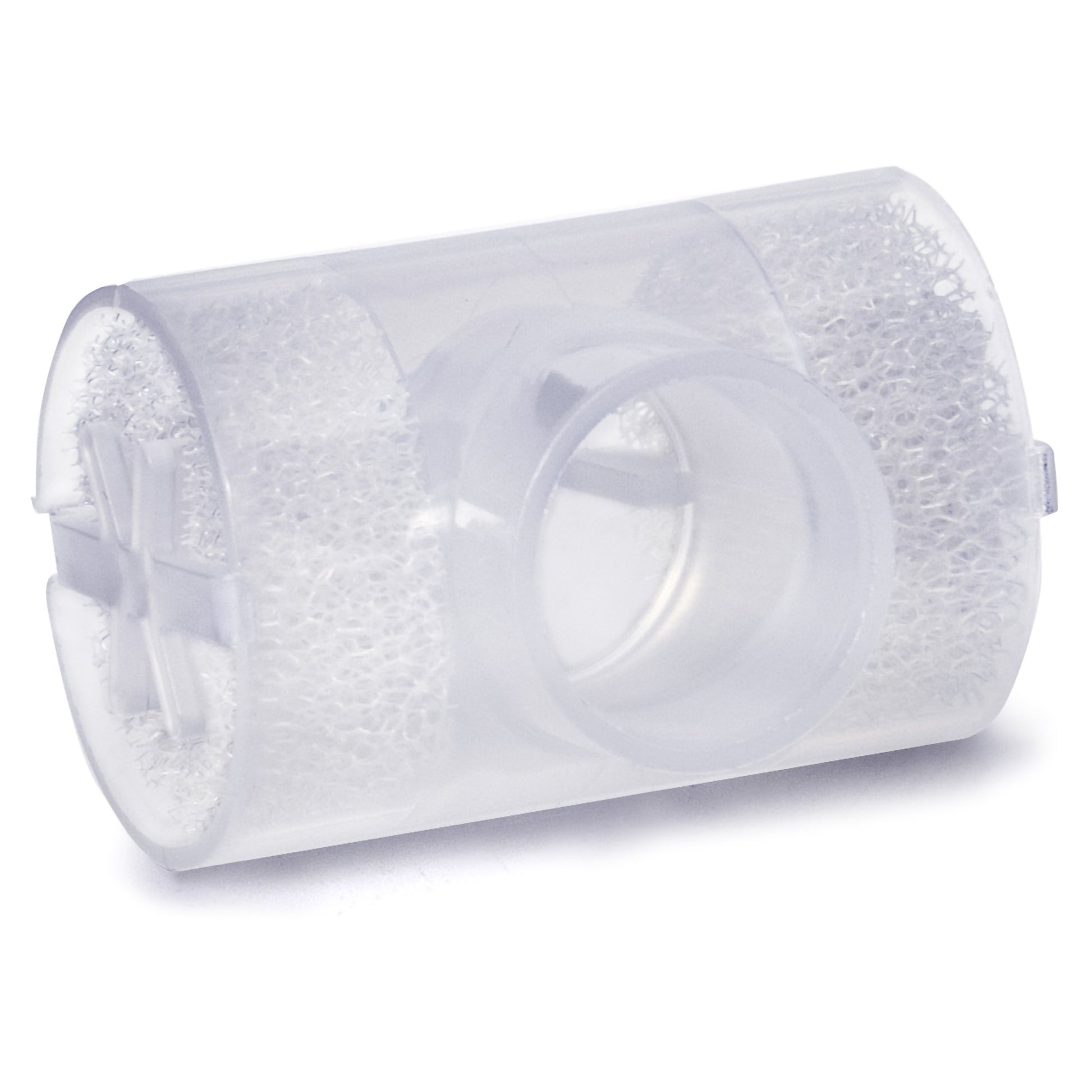 Heat and Moisture Exchanger-Trach McKesson ™25 mg H₂O/L @ VT 1000 mL 1.0 cm H₂O @ 30 LPM T-Style