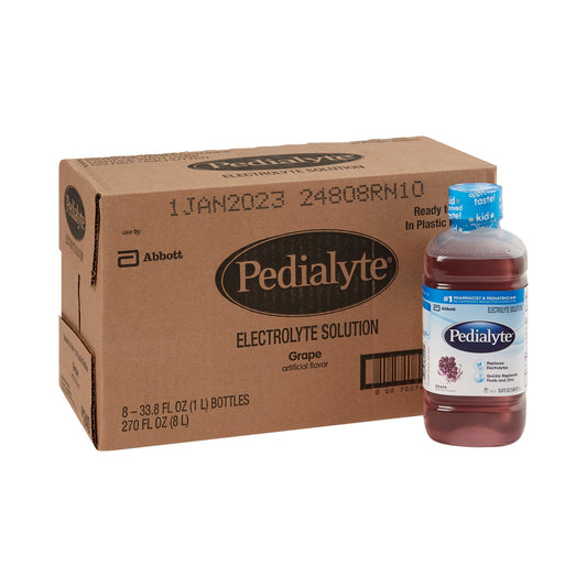 Pedialyte Grape Electrolyte Solution, 1 Liter Bottle
