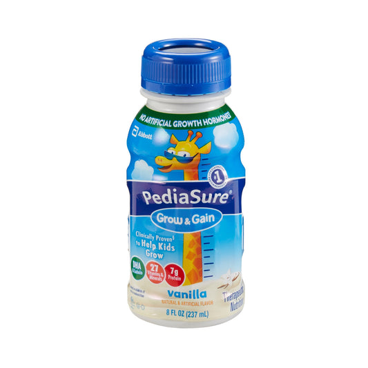 PediaSure Grow & Gain Therapeutic Nutrition, Vanilla, 8-ounce Bottle