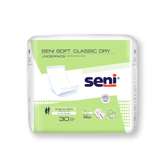 Seni Soft Classic Dry Underpad, Level 1 Absorbency