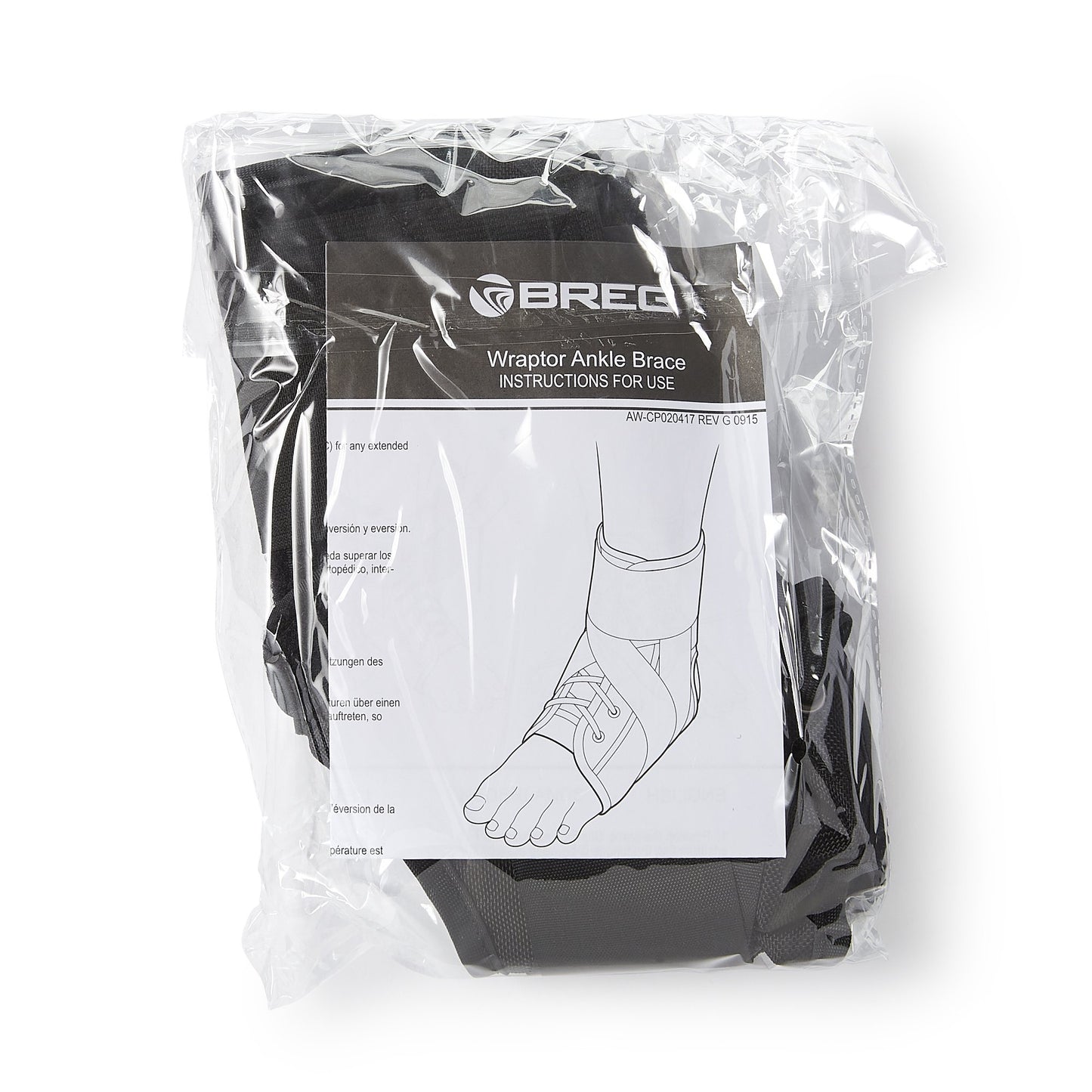 Breg Wraptor Ankle Brace, Medium