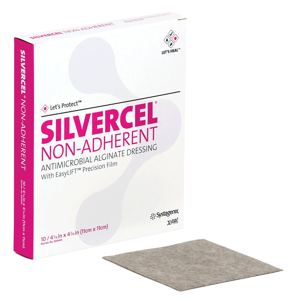 Silvercel 3M™ Silvercel™ Silver Alginate Dressing, 4¼ x 4¼ Inch – SurfMed