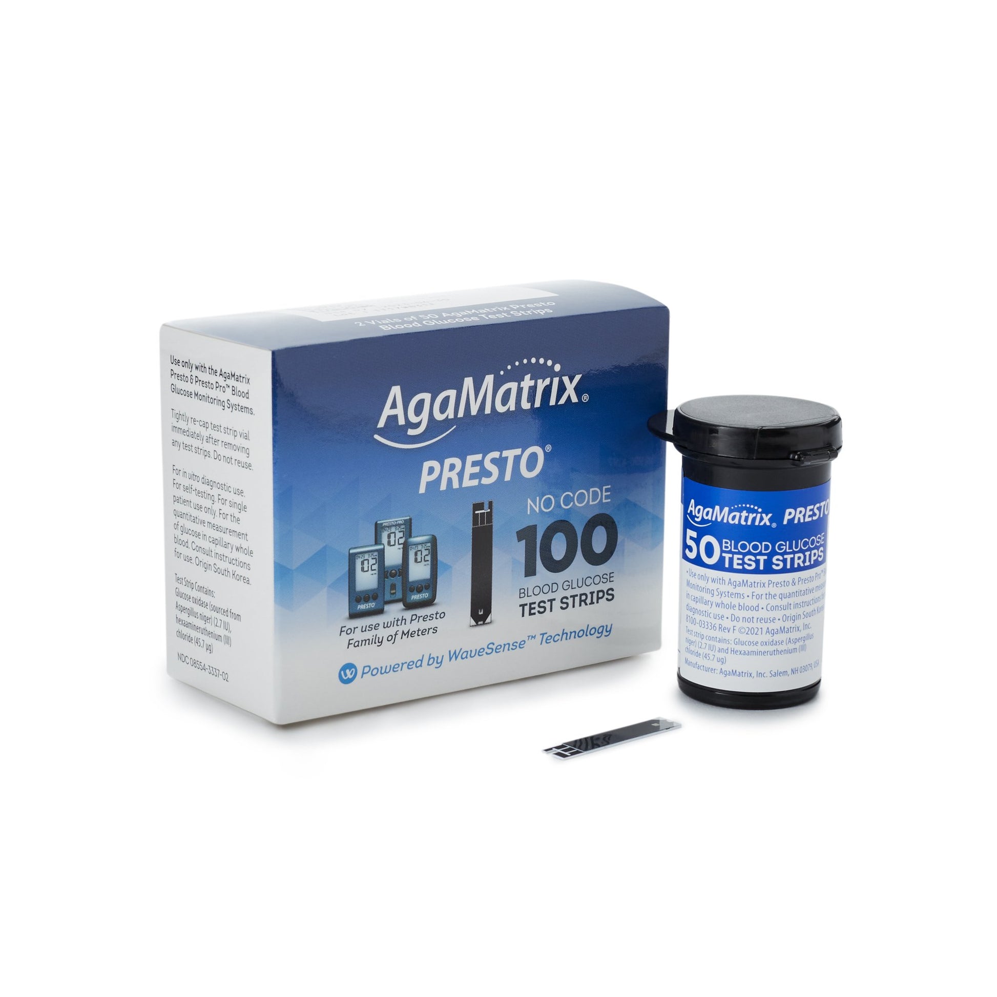 Wavesense Presto Blood Glucose Test Strips
