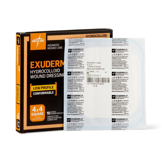 Exuderm™ LP Hydrocolloid Dressing, 4 x 4 Inch