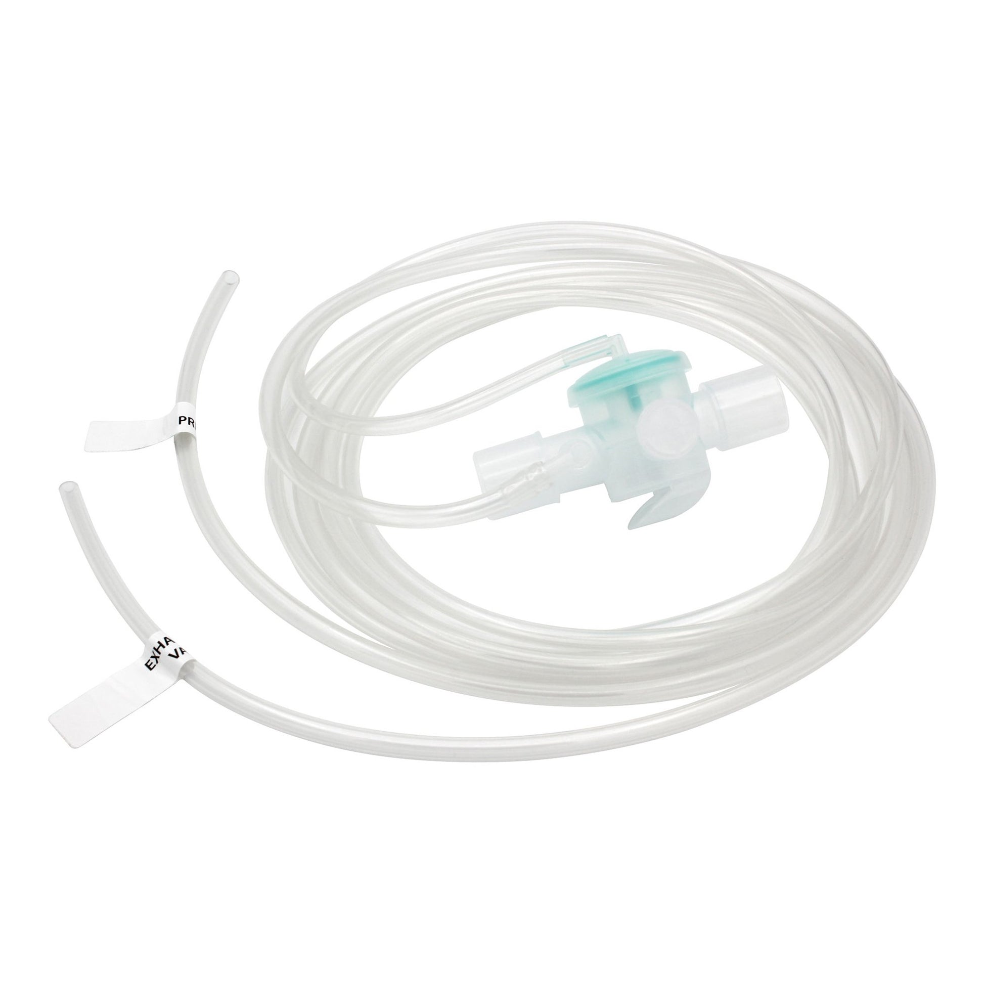 Active Exhalation Valve Adapter with Pressure Tubing Sunset For Heated Vent Circuits