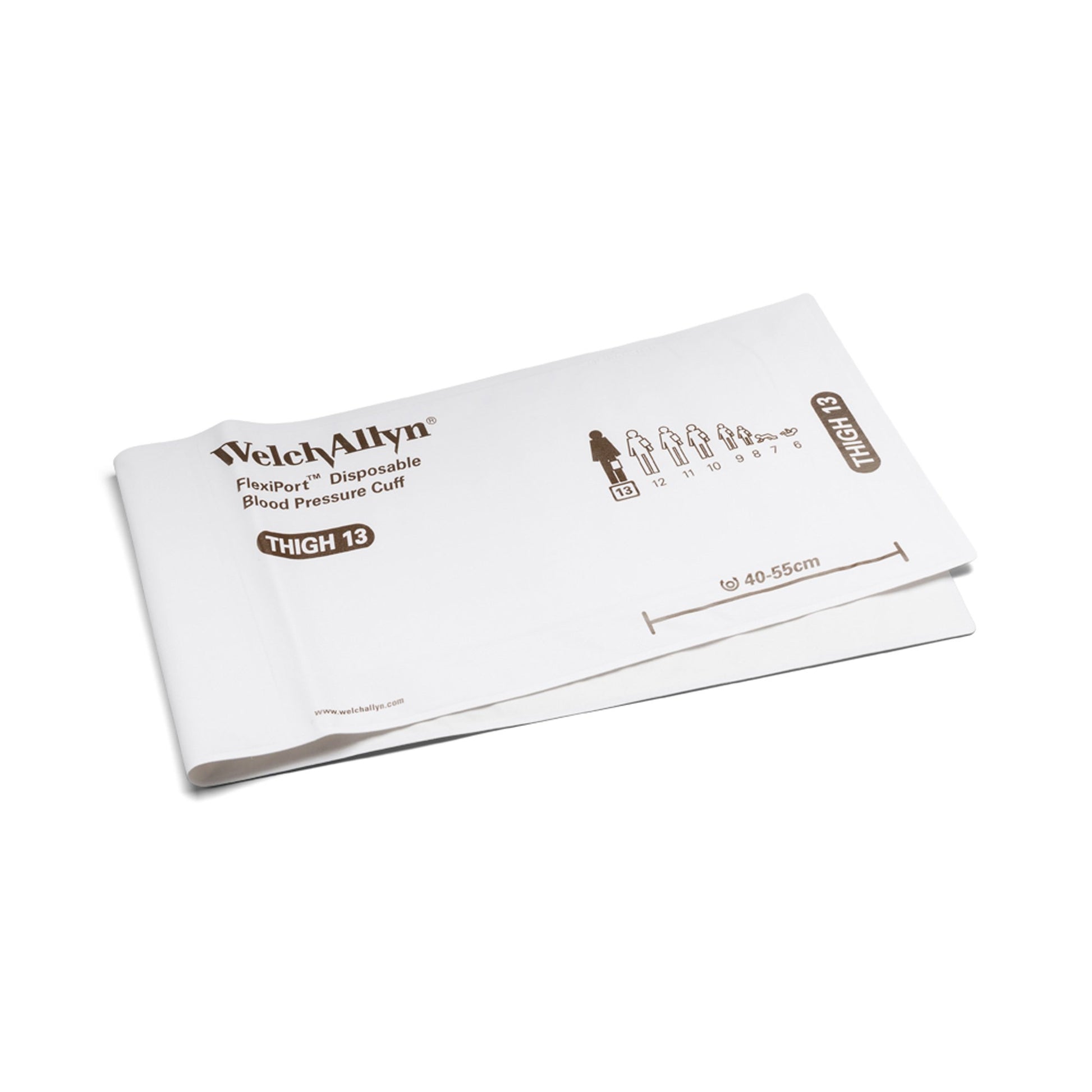 FlexiPort Soft Disposable Blood Pressure Cuff, One-Tube, Size 11