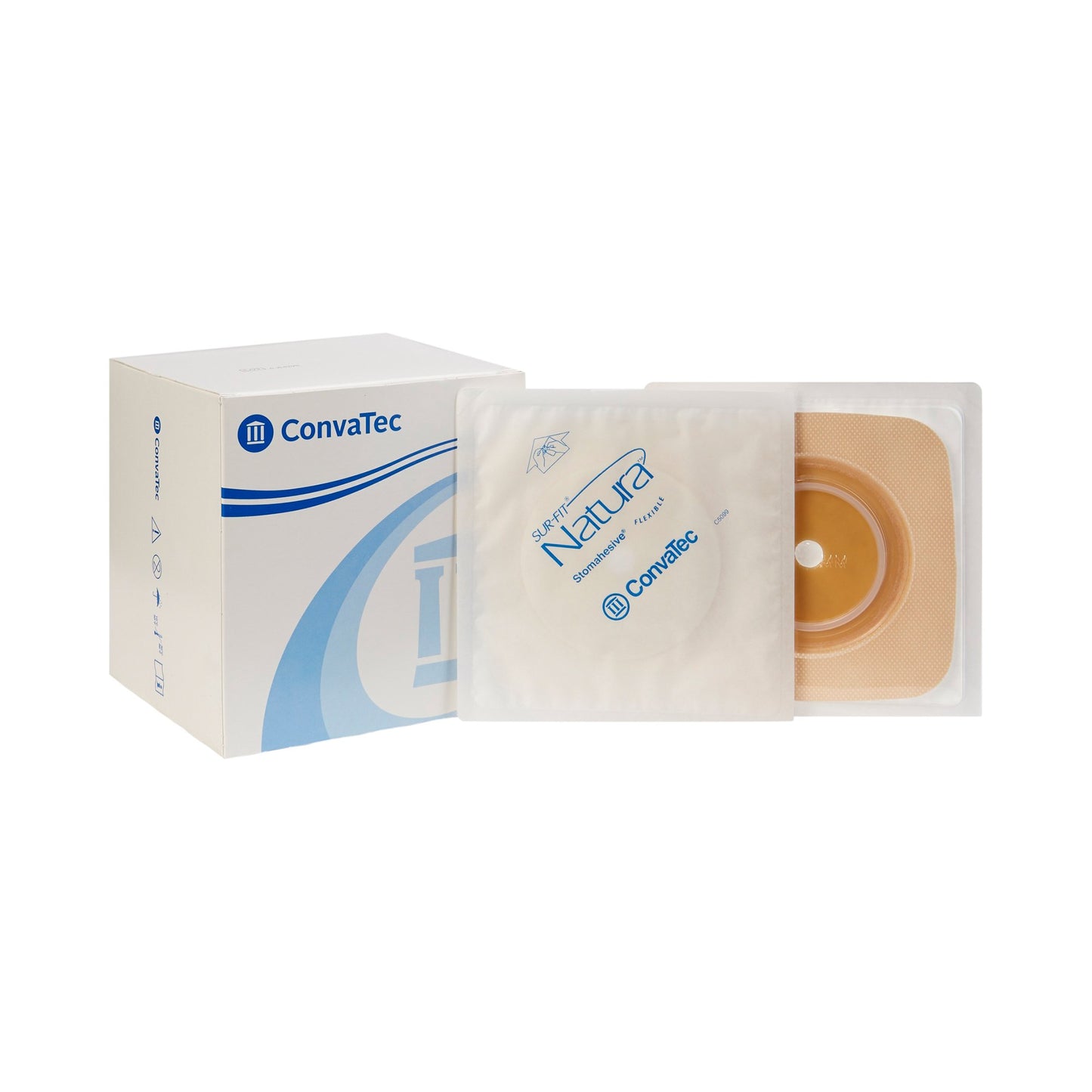 Sur-Fit Natura Two-Piece Stomahesive Skin Barrier, 57 mm flange