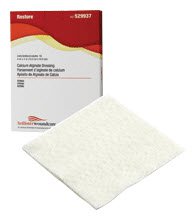 Restore™ Silver Calcium Alginate Dressing, 2 x 2 Inch