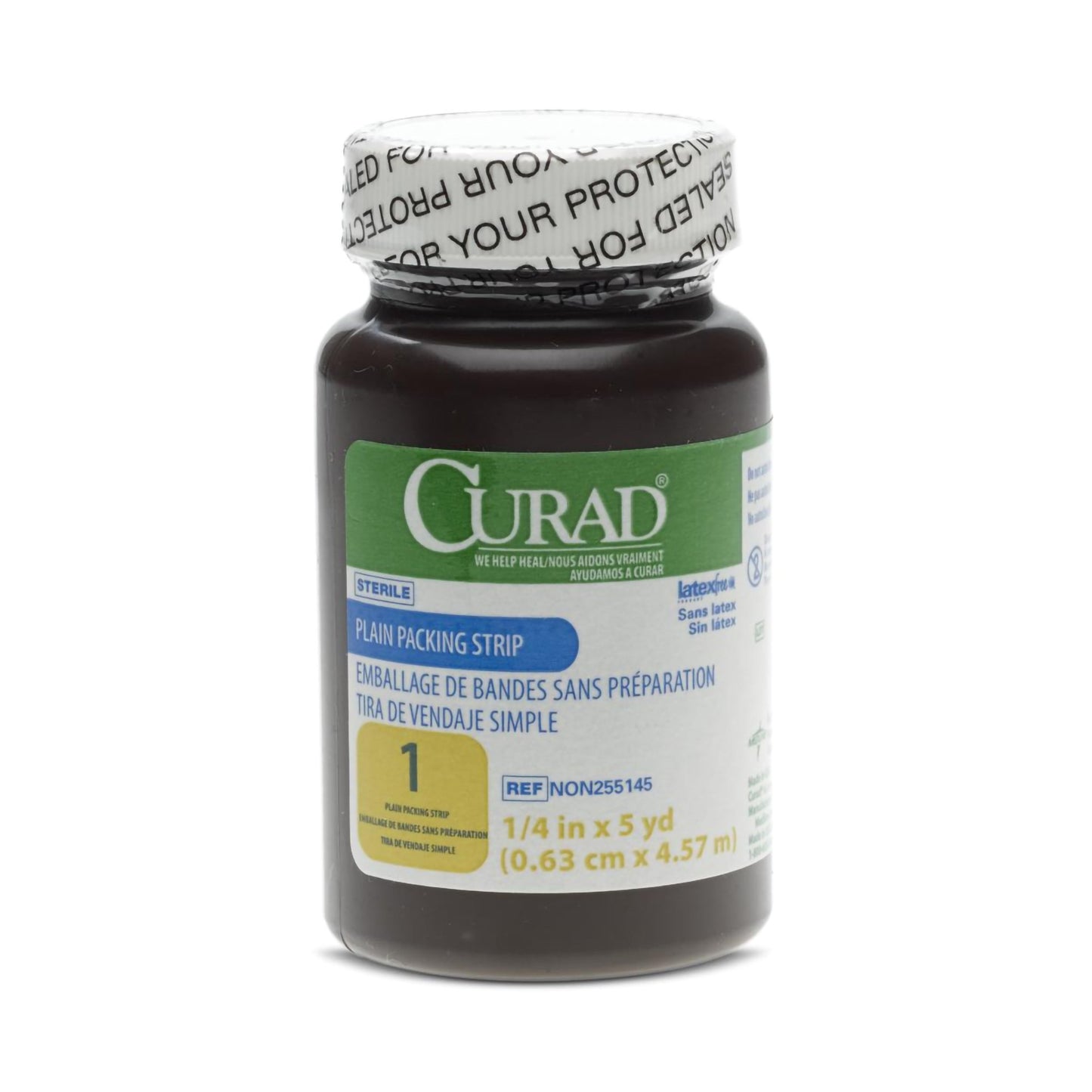 Curad Nonimpregnated Wound Packing Strip, ¼ Inch x 5 Yard