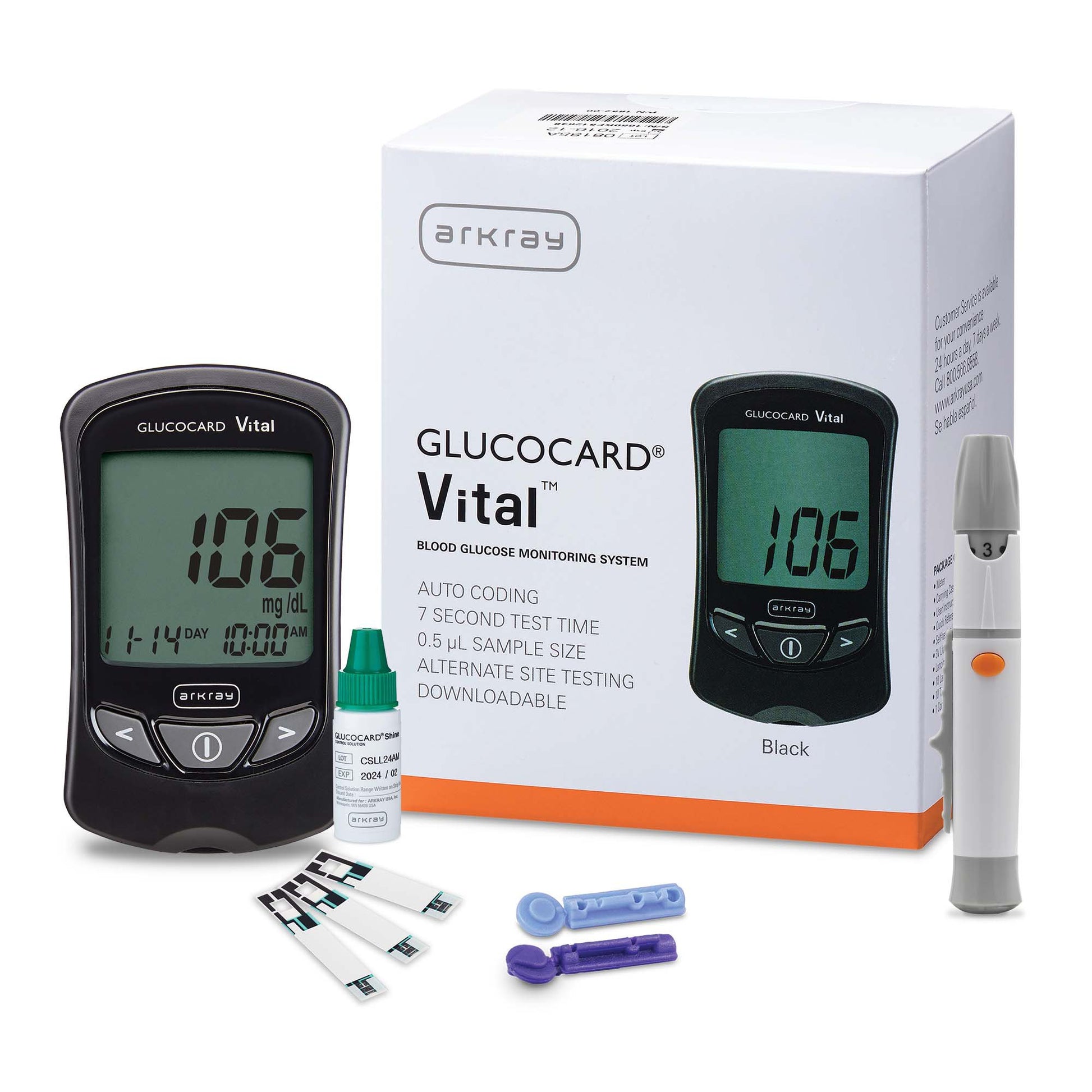 Glucocard Vital™ Blood Glucose Meter Kit