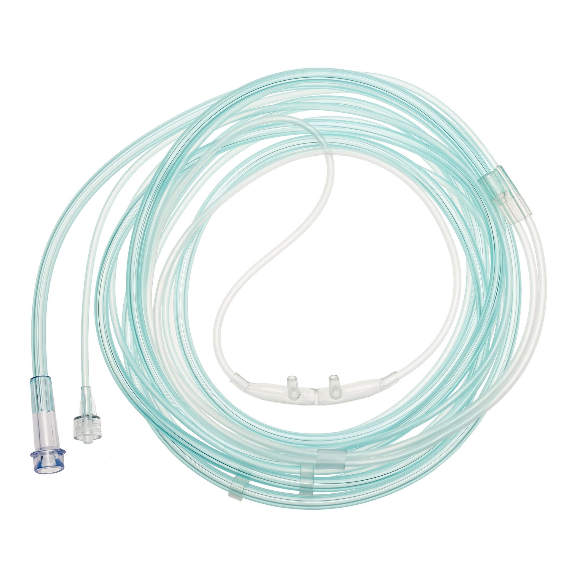ETCO2 Nasal Cannula Softech Plus Adult Curved Prongs 7 Foot Tubing Low Flow Rate