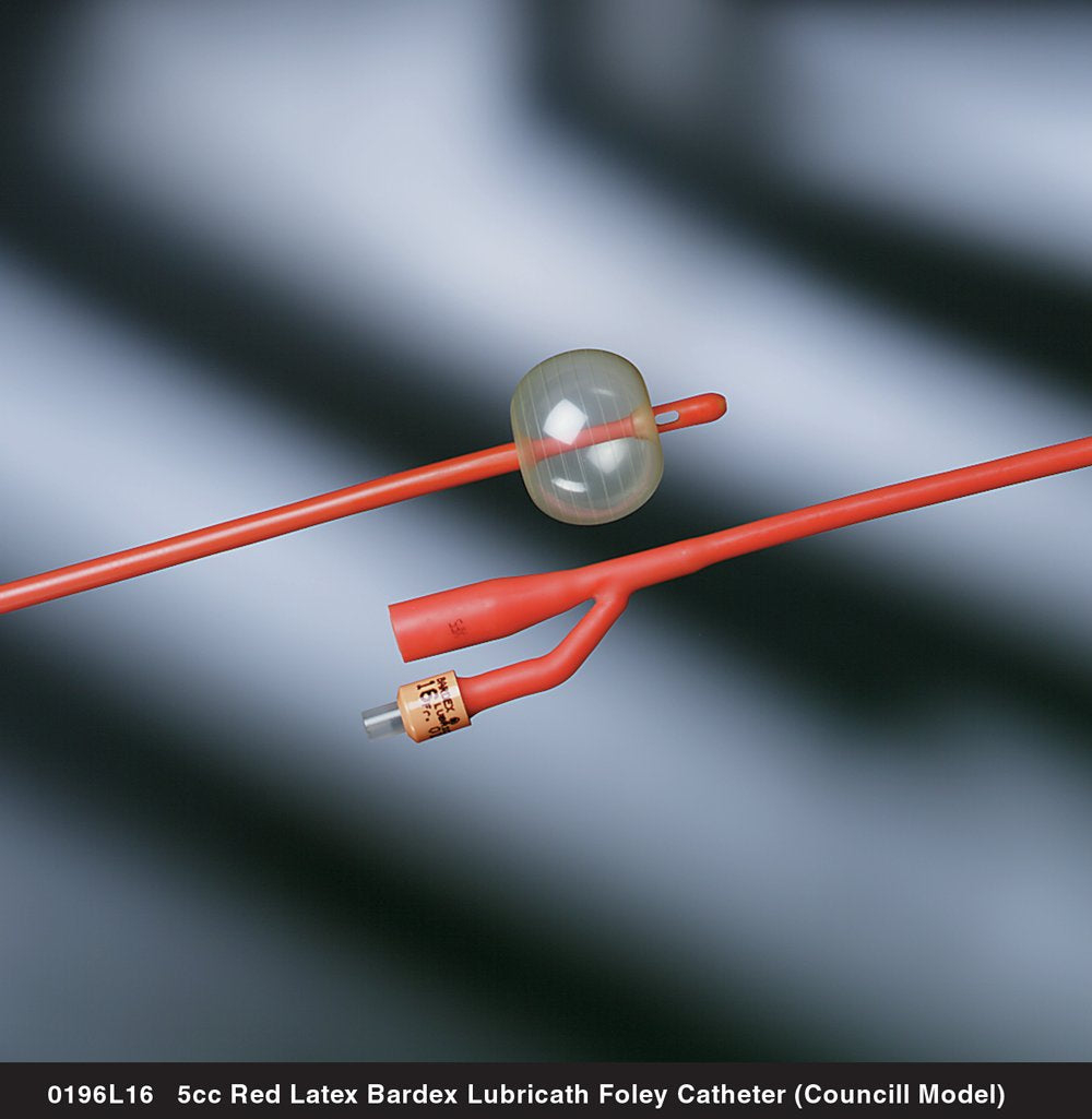 Bardex Lubricath Foley Catheter, 20 Fr., Council Tip