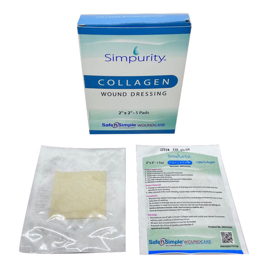 Collagen Dressing Simpurity™ 2 X 2 Inch Square Sterile