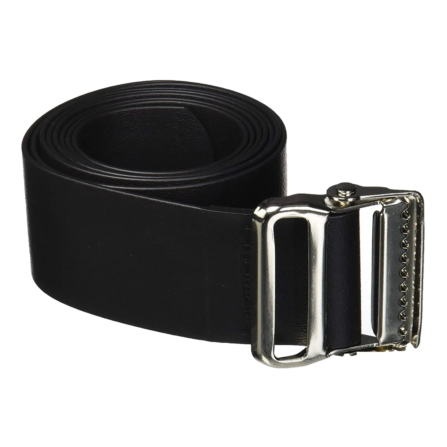 Gait Belt Easi-Care 72 Inch Length Black Vinyl Coated Webbing