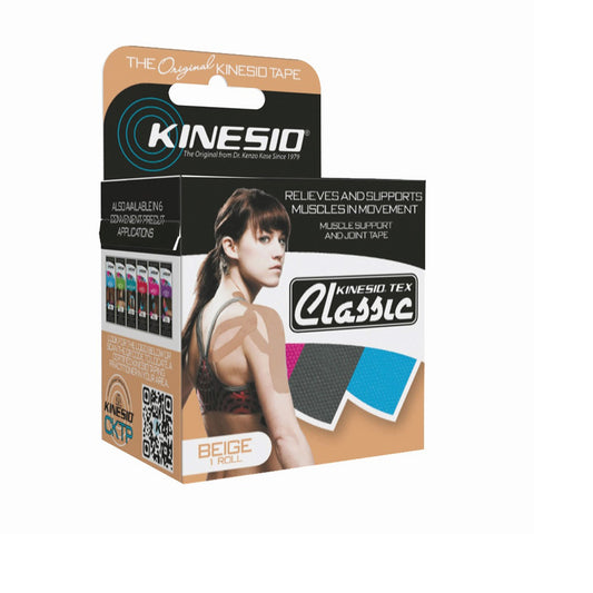 Kinesio Tex Classic Cotton Kinesiology Tape, 2 Inch x 4-2/5 Yard, Beige