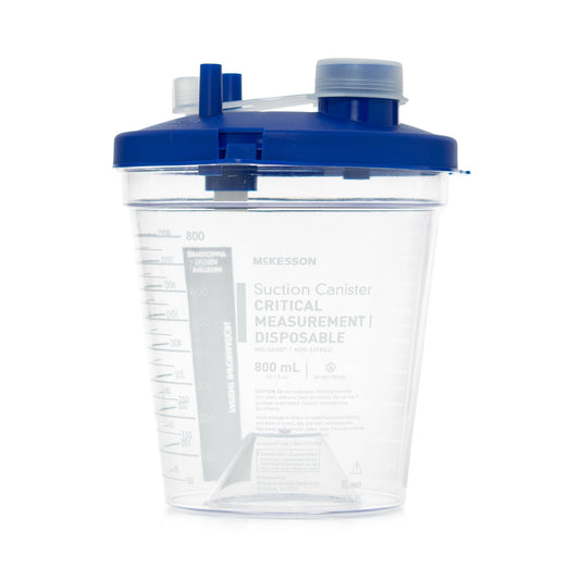 McKesson Suction Canister, Disposable, 800 mL