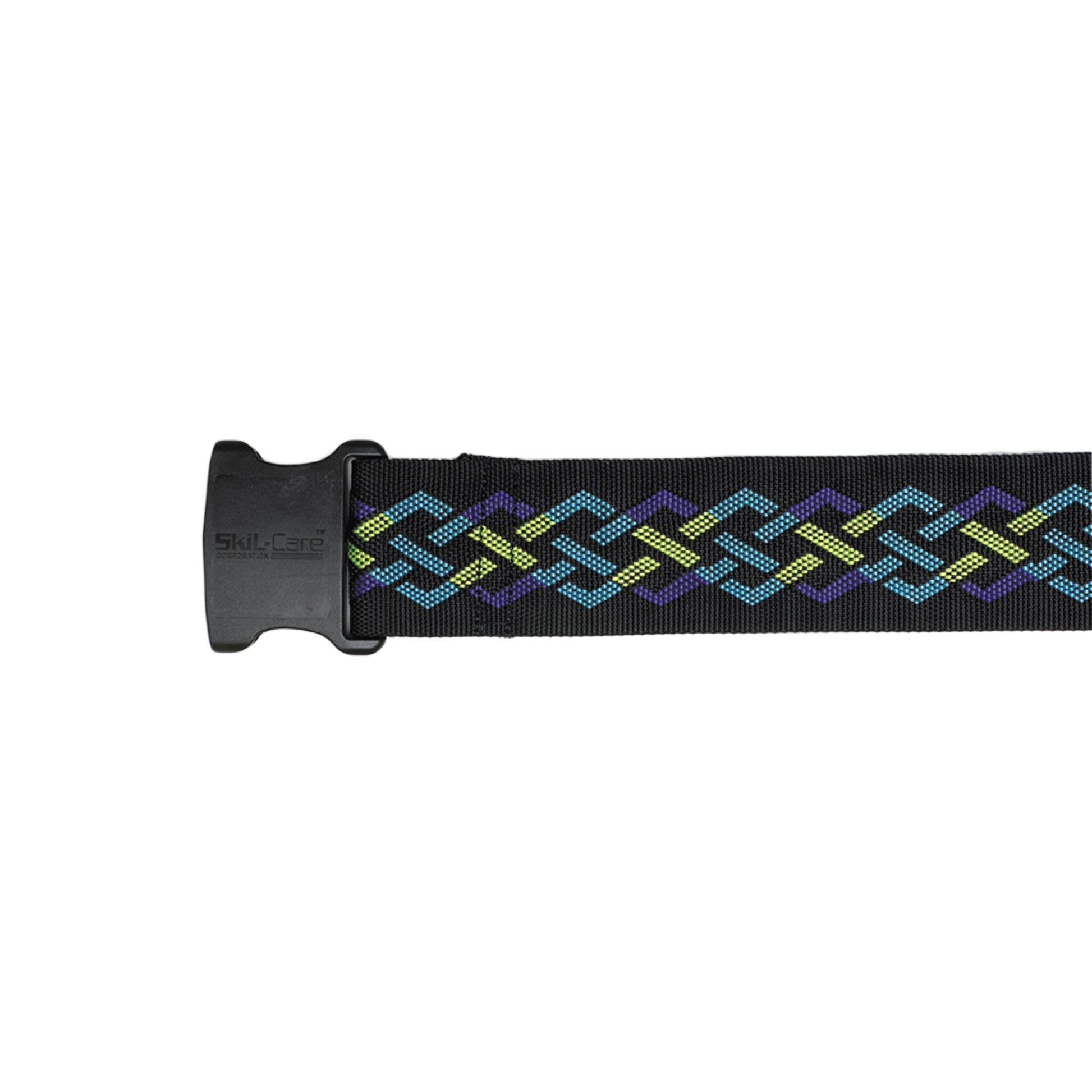 SkiL-Care™ Nylon Gait Belt with Delrin Buckle, Geo-Pattern C