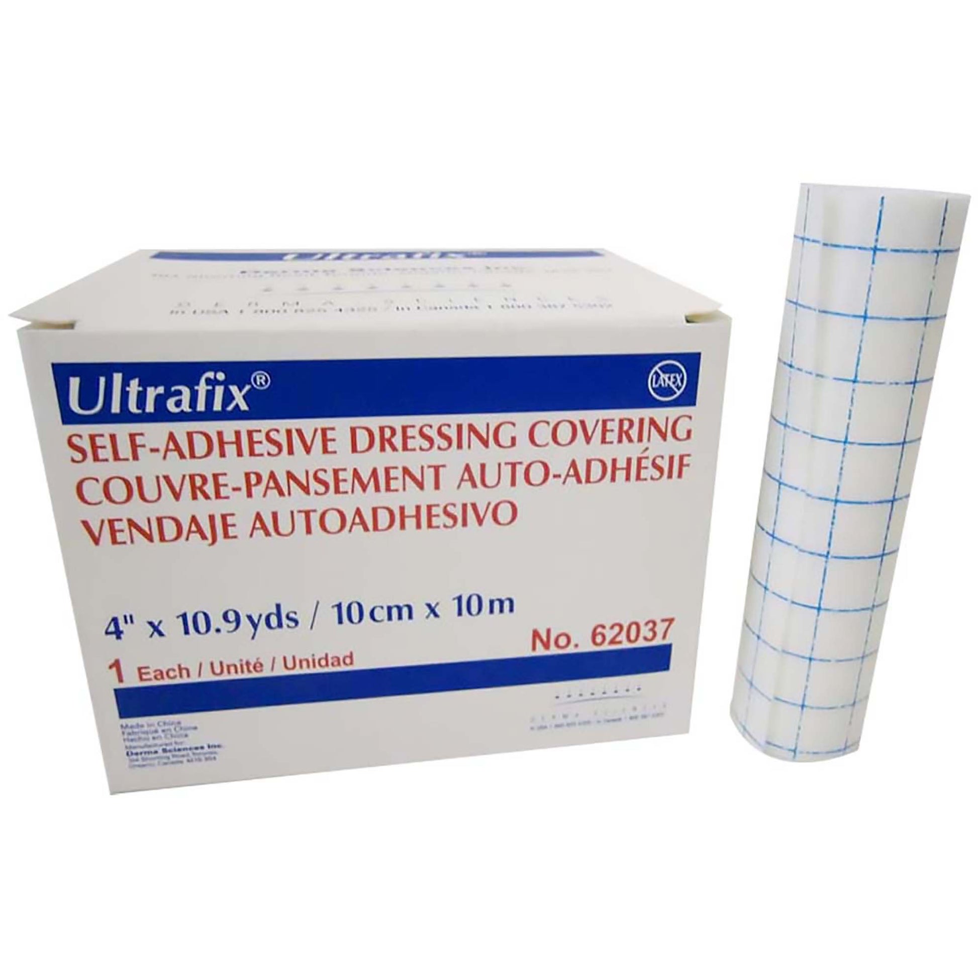Ultrafix Nonwoven Dressing Retention Tape, 4 Inch x 11 Yard, White