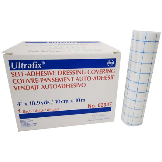Ultrafix Nonwoven Dressing Retention Tape, 4 Inch x 11 Yard, White
