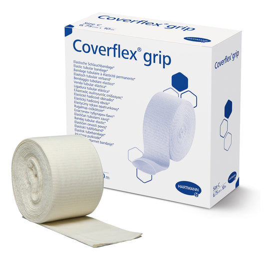 Coverflex grip Pull-On Elastic Tubular Support Bandage, 2.7" x 11 Yard, Size C