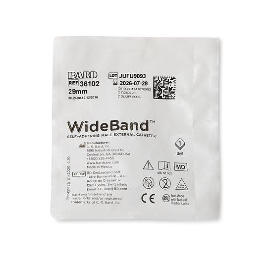 Bard Wide Band Male External Catheter, Medium