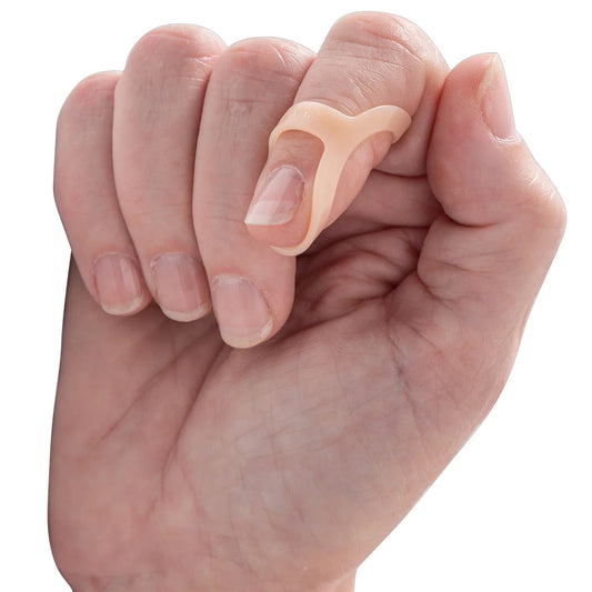 Finger Splint Kit Oval-8 Adult Size 2 to 15 Pull-On Left or Right Hand Beige