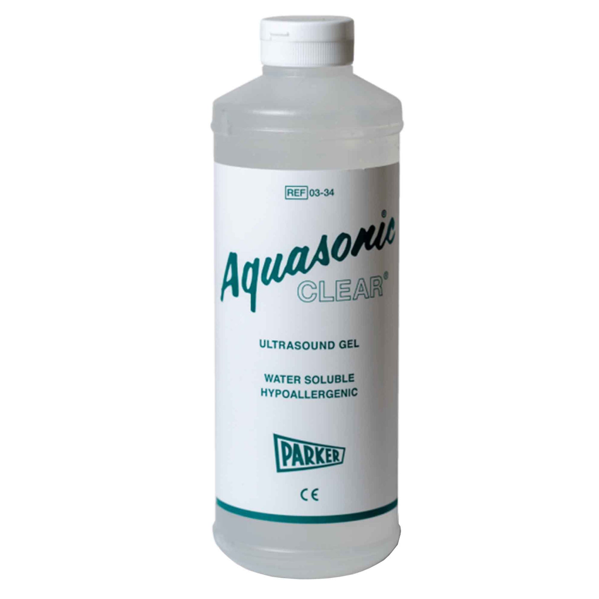 Aquasonic Clear Ultrasound Gel, 1-liter Bottle with Dispenser Cap