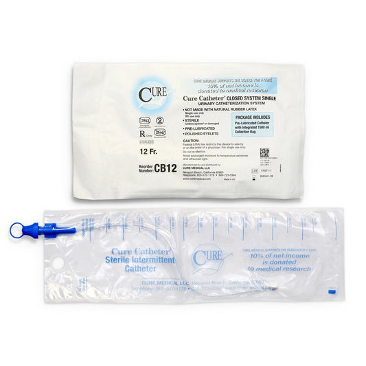 Cure Catheter™ Intermittent Catheter Tray, 12 Fr.