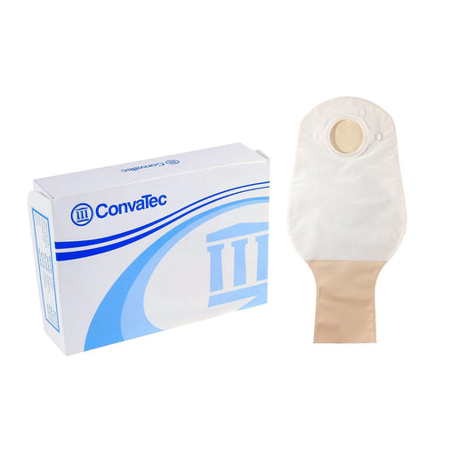 Sur-Fit Natura Opaque Colostomy Pouch, 12-Inch Length, 2 Inch Flange
