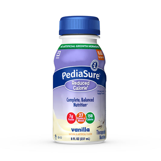 PediaSure Reduced Calorie Therapeutic Nutrition, Vanilla, 8-ounce bottle