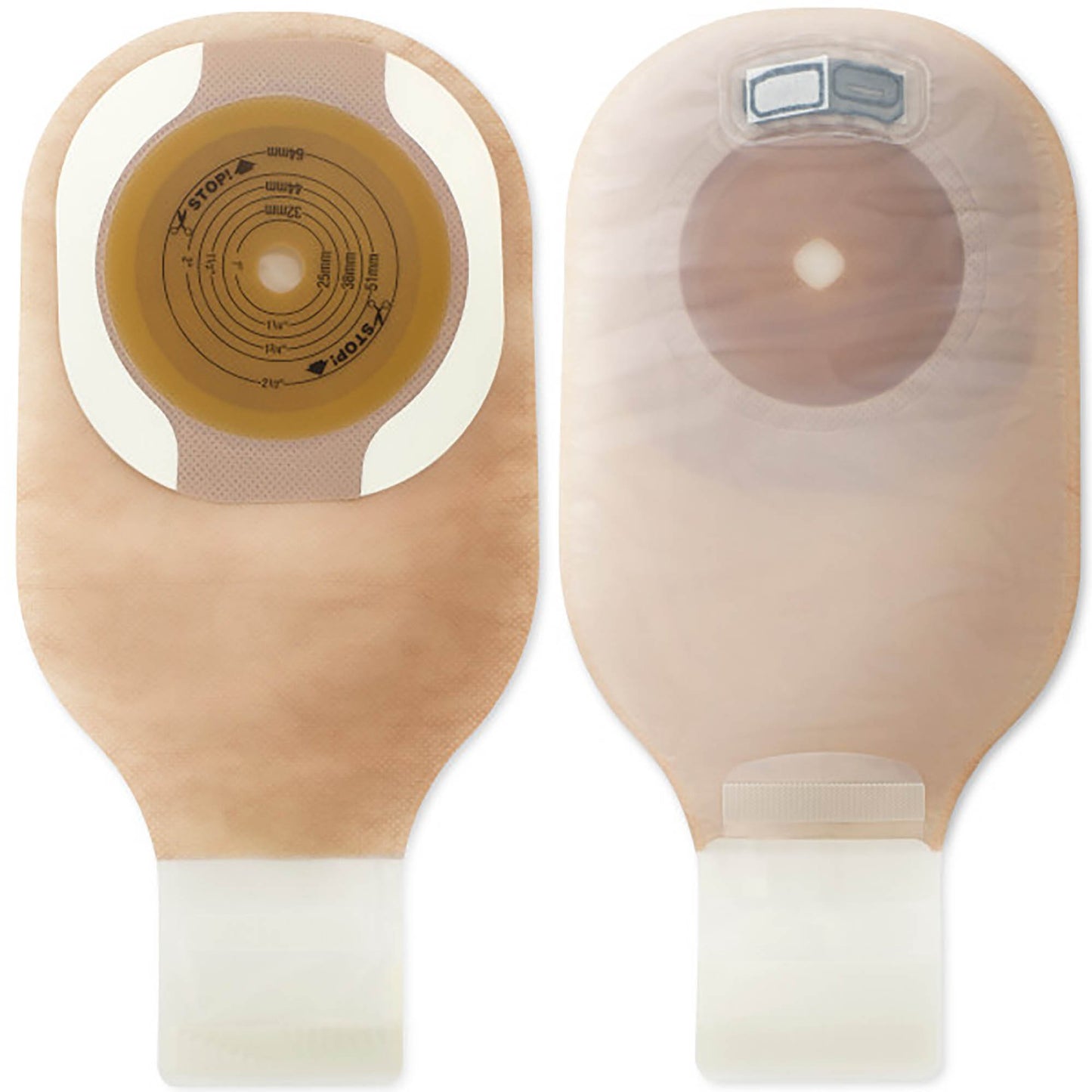 Premier™ One-Piece Ultra Clear Ostomy Pouch, Pre-cut to Fit 38 mm Stomas