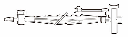 Ballard Closed Suction Catheter, Tracheostomy Type, 21.3 Inch Length