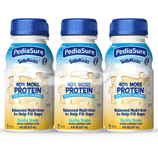 PediaSure SideKicks Vanilla Shake, 8-ounce bottle